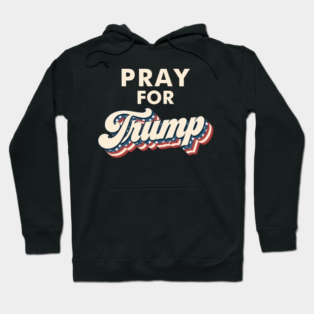 Pray For Trump Hoodie by kikiao